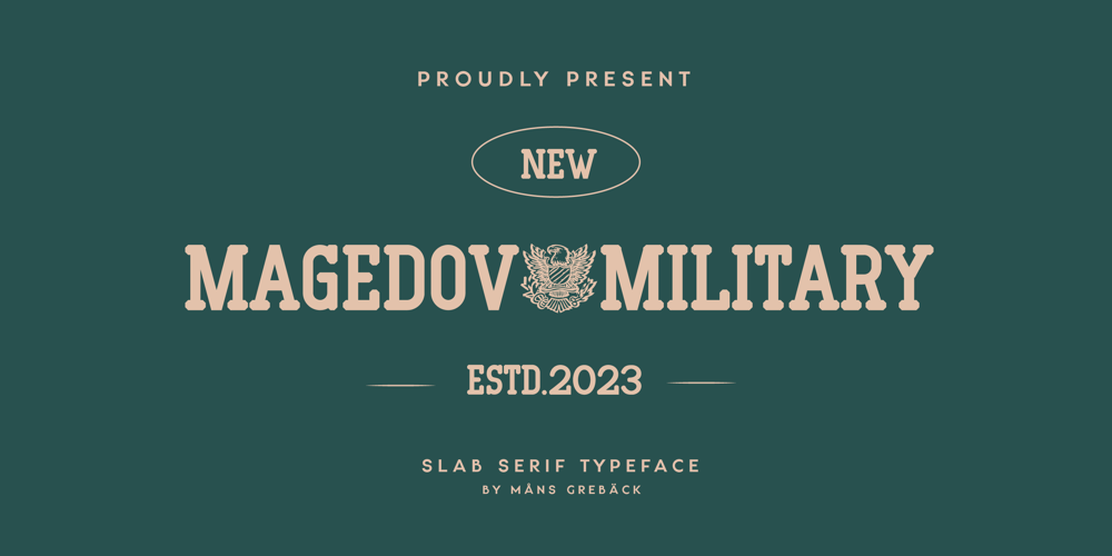 Magedov Military font