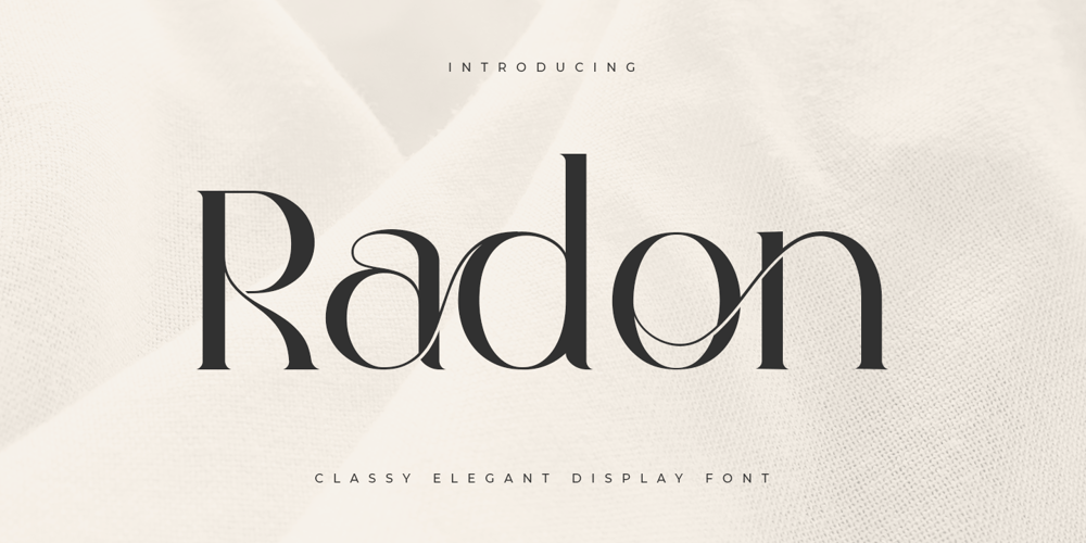 Radon font