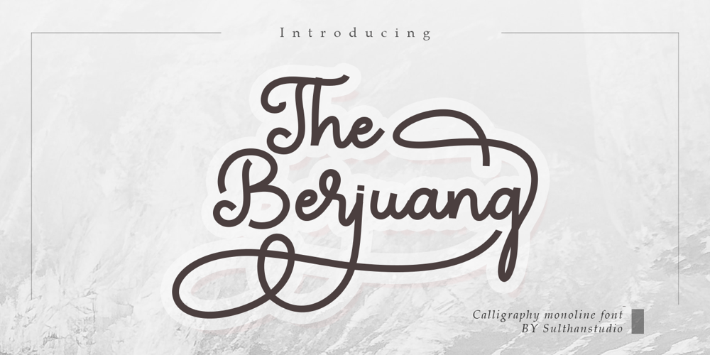 Berjuang font