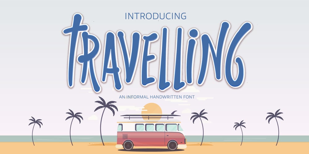 Travelling font