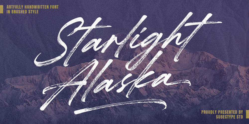 Starlight Alaska font