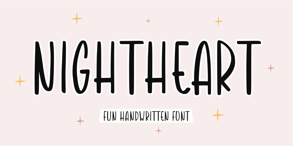 Nightheart font