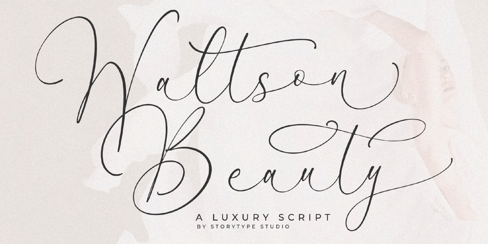 Waltson Beauty font