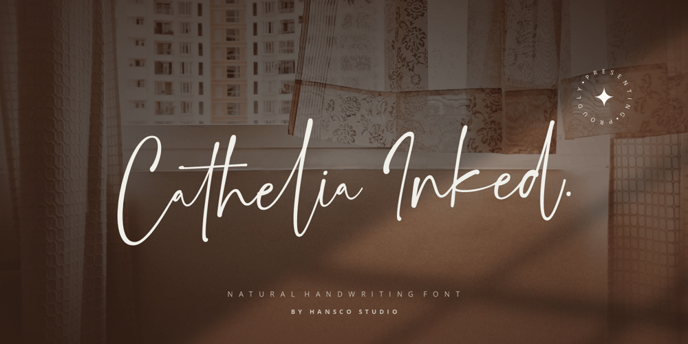 Cathelia Inked font