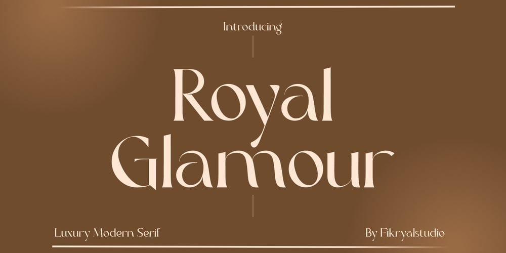 Royal Glamour font
