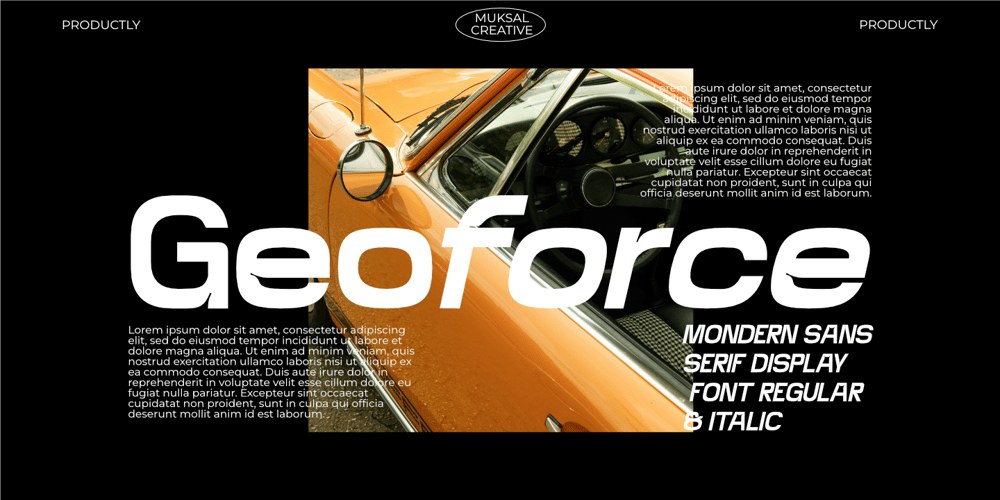 Geoforce font