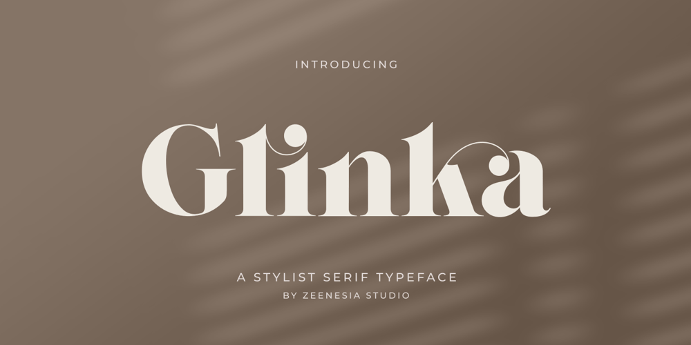 Glinka font