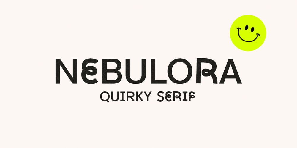 Nebulora font