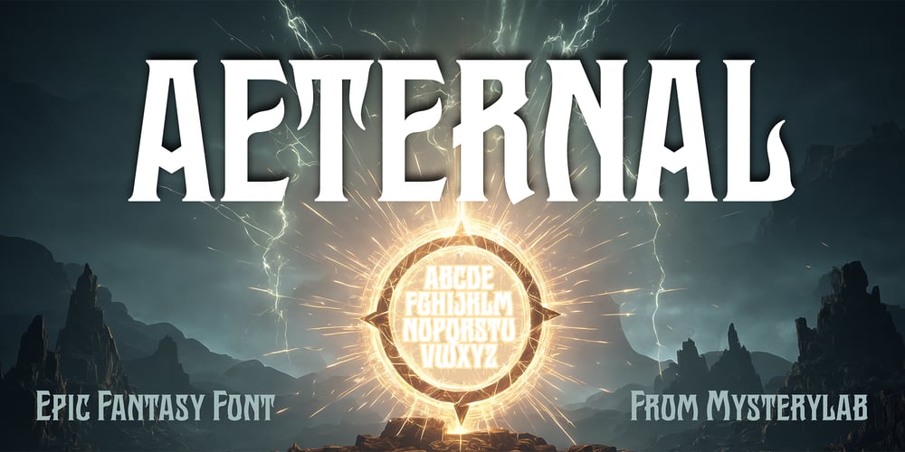 Aeternal font