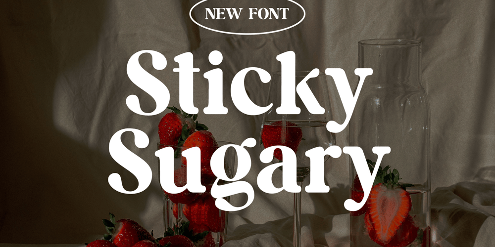 Sticky Sugary font