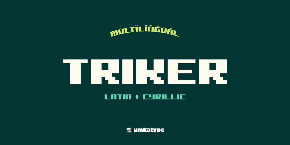 Triker font