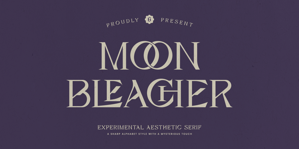 Moon Bleacher font