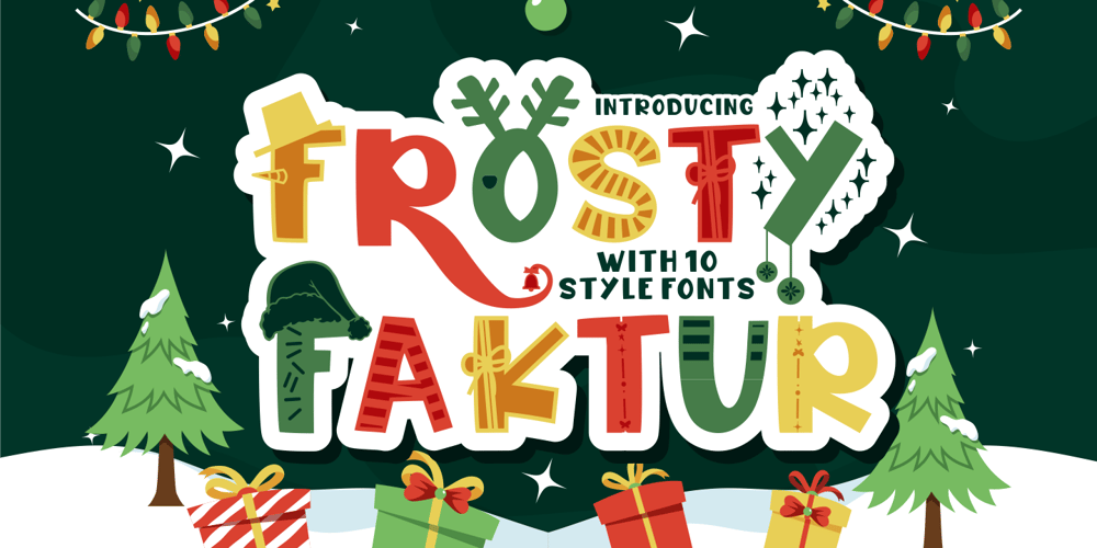 Frosty Faktur font