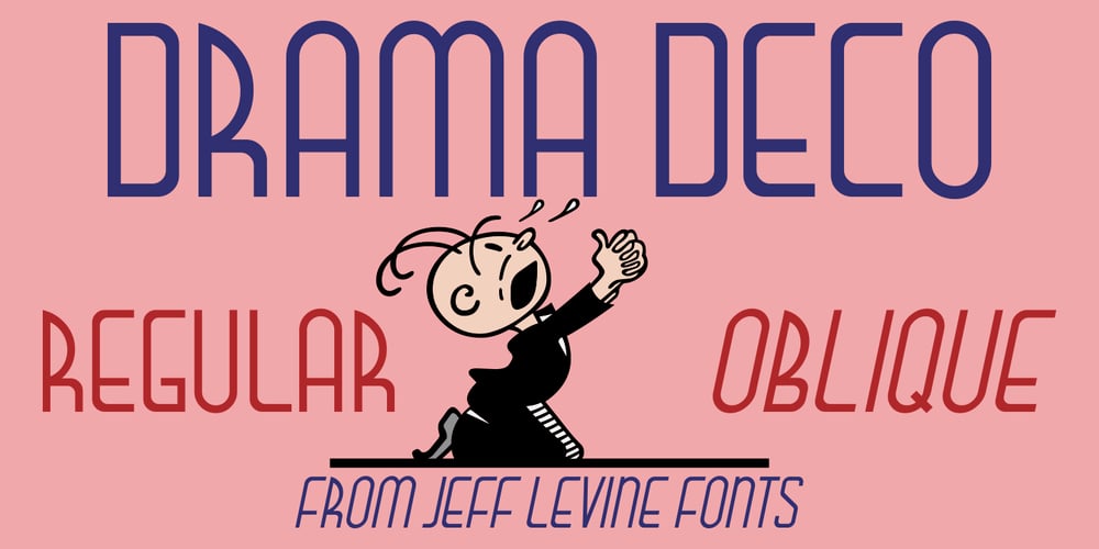 Drama Deco JNL font