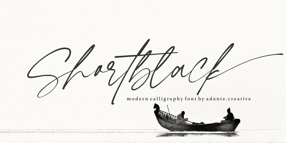 Shortblack font