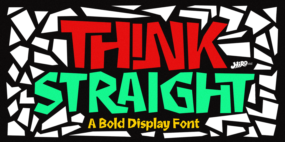 Think Straight font