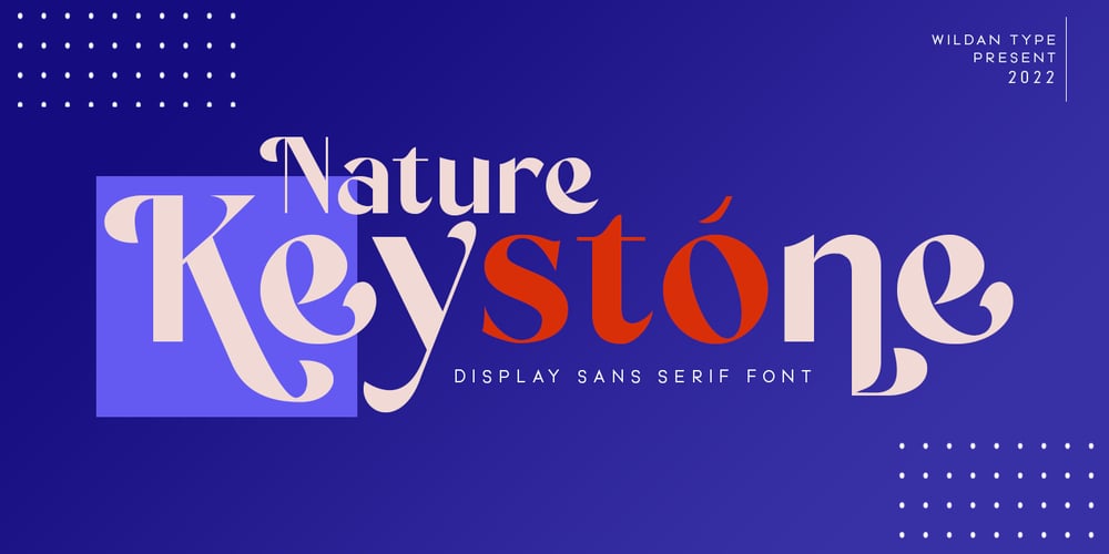 Nature Keystone font