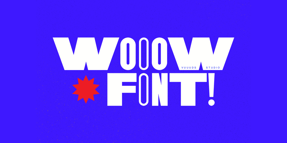 Wooow font