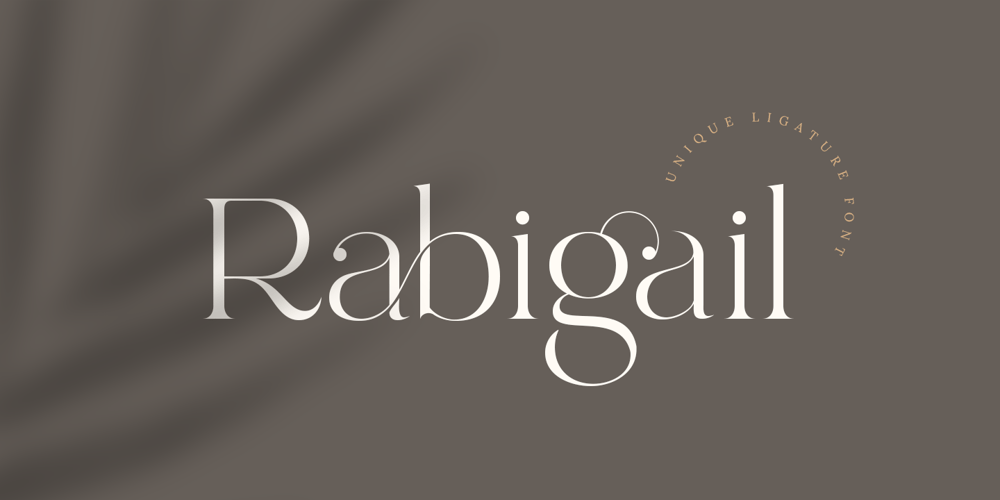 Rabigail font