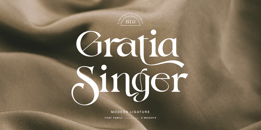 Gratia Singer font