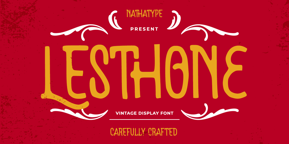 Lesthone font