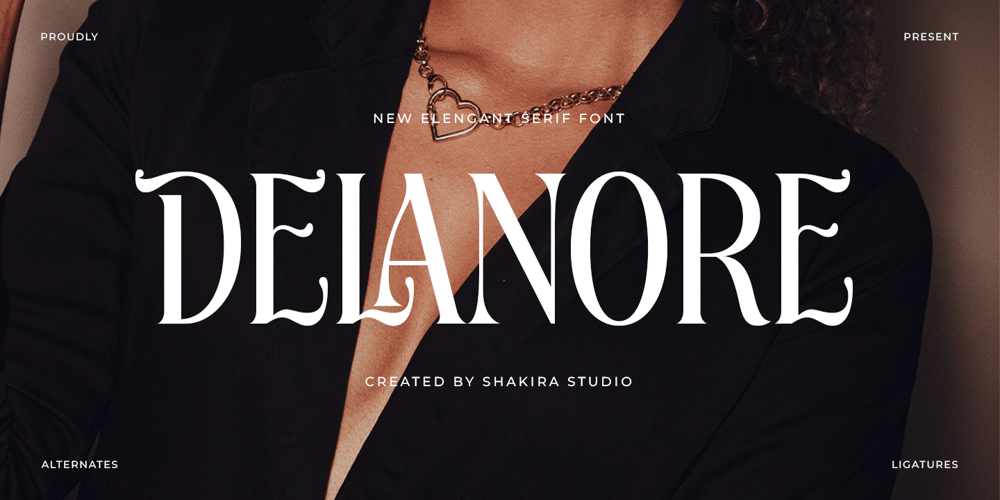 Delanore font