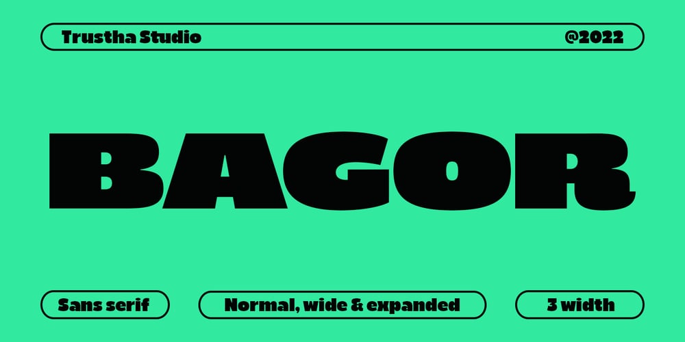 Bagor font