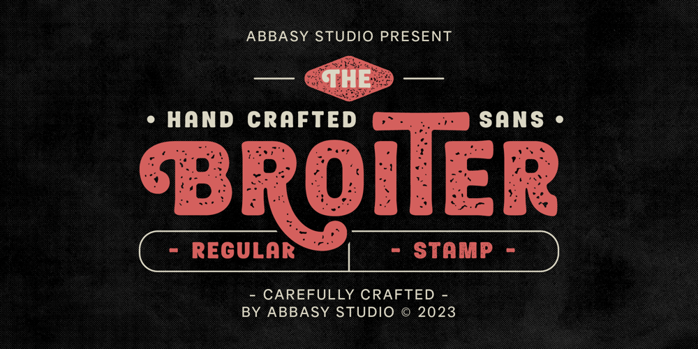 Broiter font