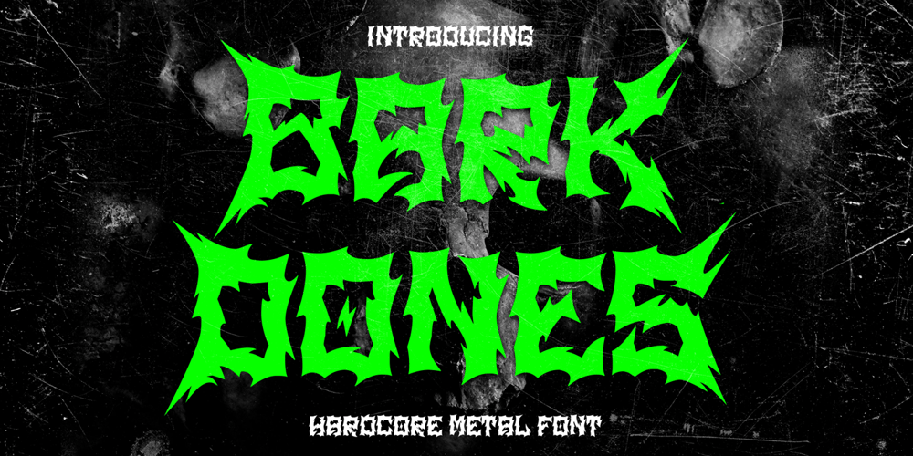 Bark Dones font