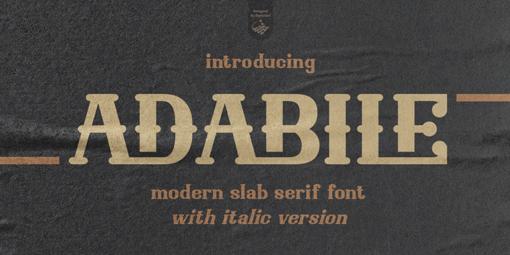 Adabile font