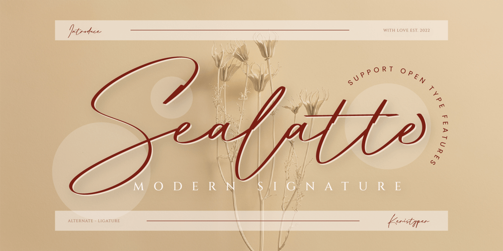 Sealatte font