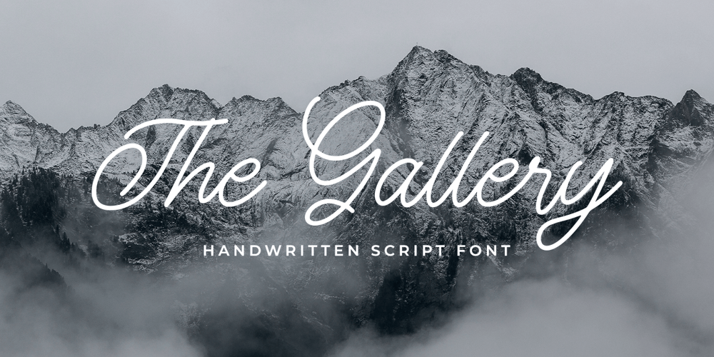 The Gallery font