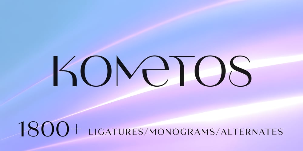 Kometos font