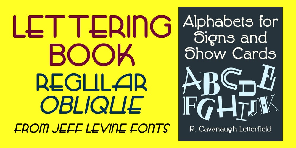 Lettering Book JNL font