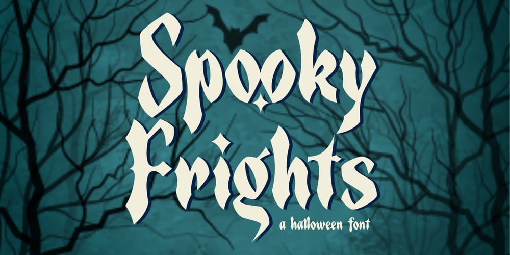 Spooky Frights font