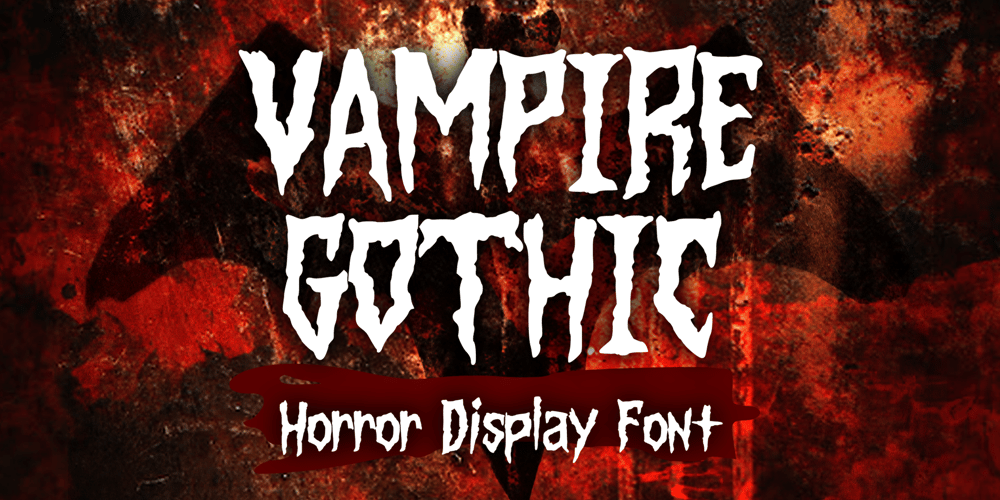 Vampire Gothic font