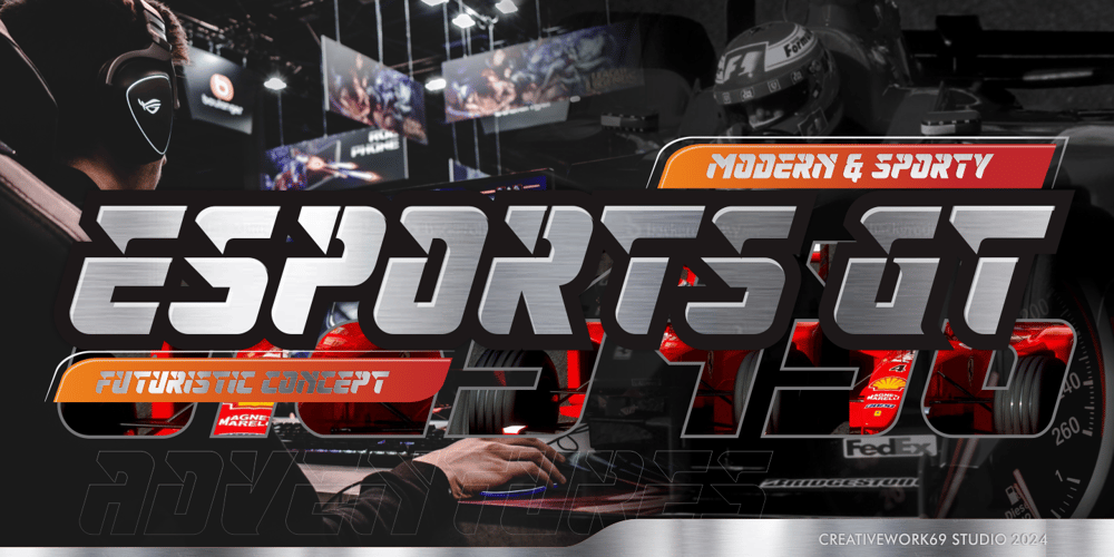 Esport GT font