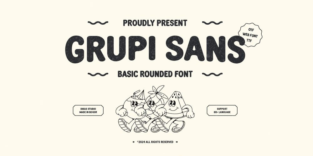 Grupi Sans font