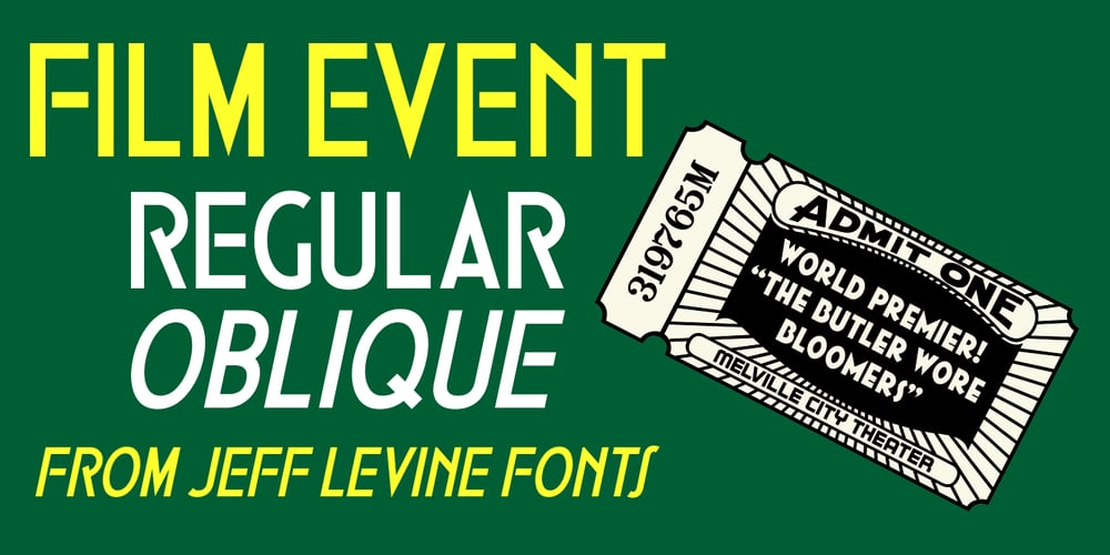 Film Event JNL font