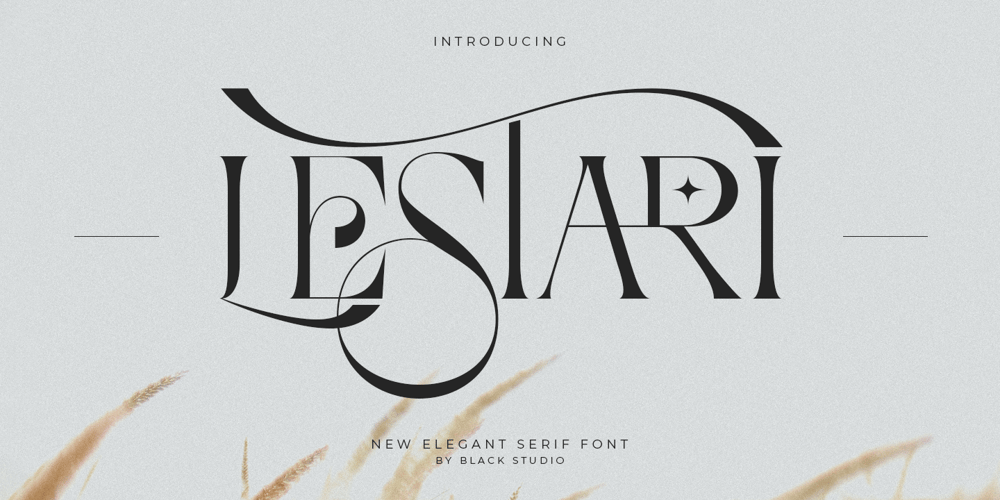 Lestari Display font
