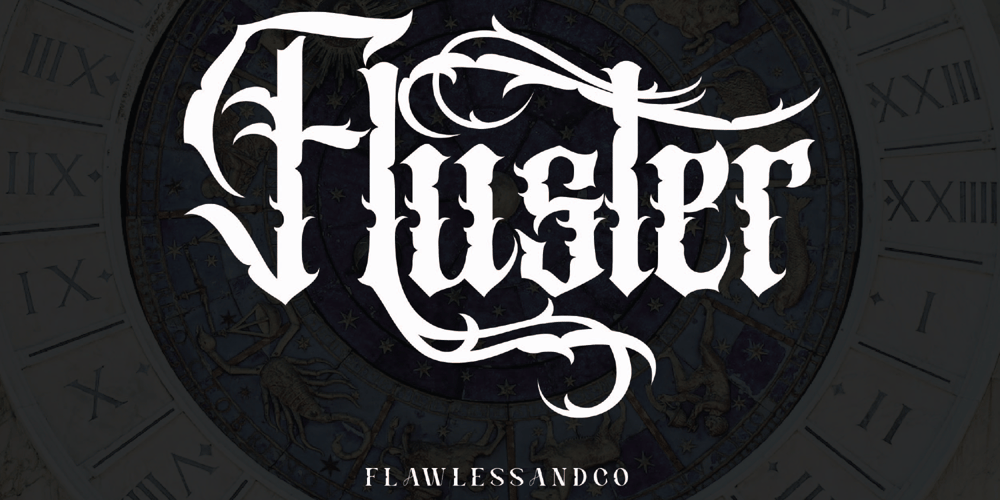 Fluster font