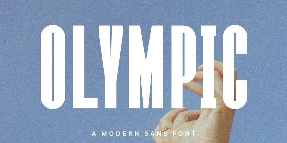 Olympic font
