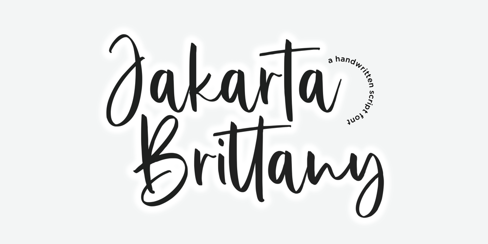 Jakarta Brittany font
