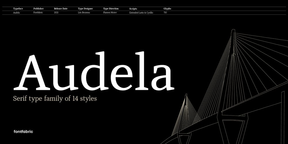Audela font