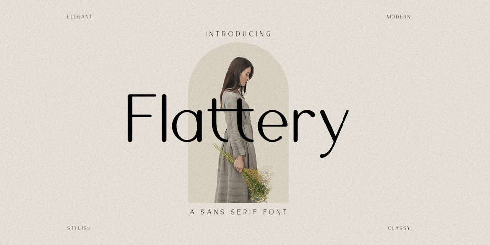 Flattery font