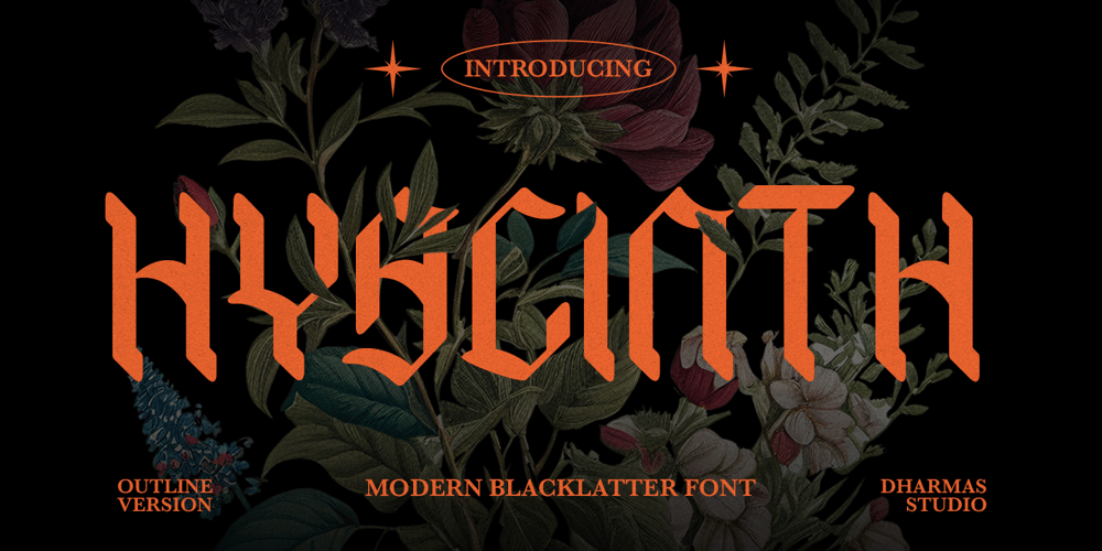 Hyacinth font