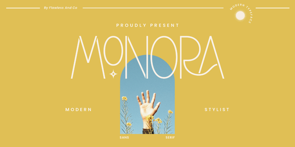 Monora font