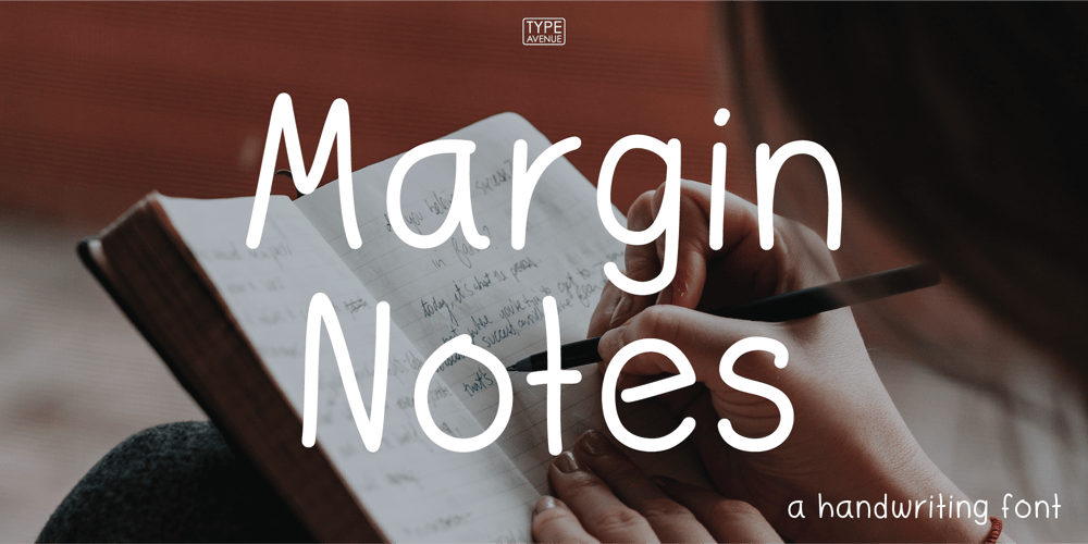 Margin Notes font