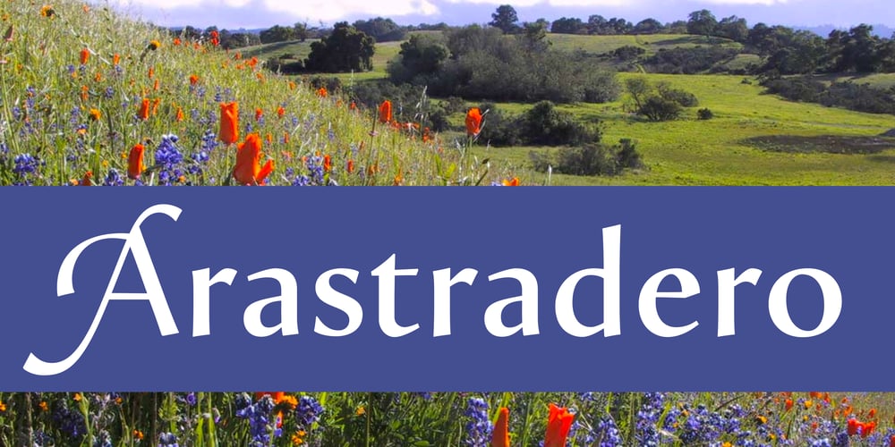 Arastradero font