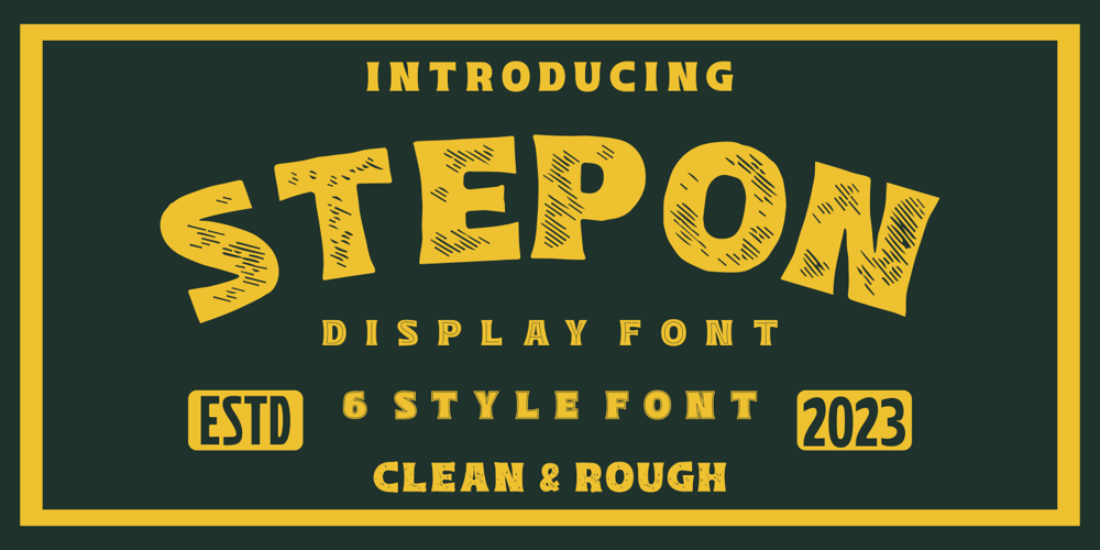 Stepon font
